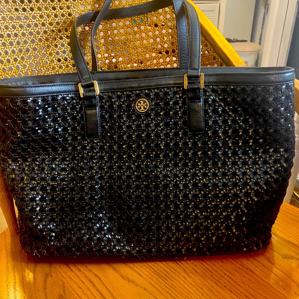 Unique Black Tory Burch Handbag